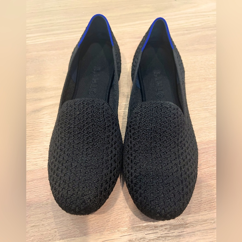 (Rothy’s) The Loafer, Solid Black Honeycomb